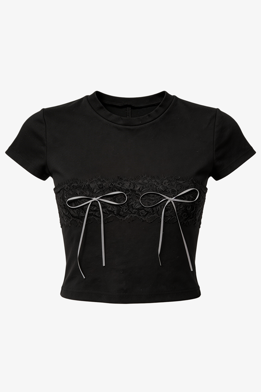 Top mulat Bows negru